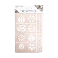 Stencil adesivo PENTART A5 - forme decorative M15