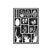 Stencil autoadesivo Prato di Pasqua A3