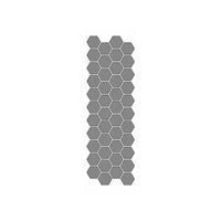 Stencil Honeycomb 13x40 cm