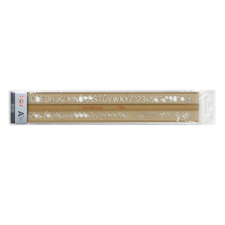 Stencil tecnico KOH-I-NOOR | Lettere, 10 mm