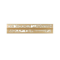 Stencil tecnico KOH-I-NOOR | Lettere, 20 mm