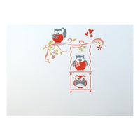 Stencil XXL Happy Birds 3 pezzi 90x85 cm