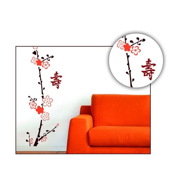 Stencil XXL Japanese Long Life in 3 parti 35x150 cm
