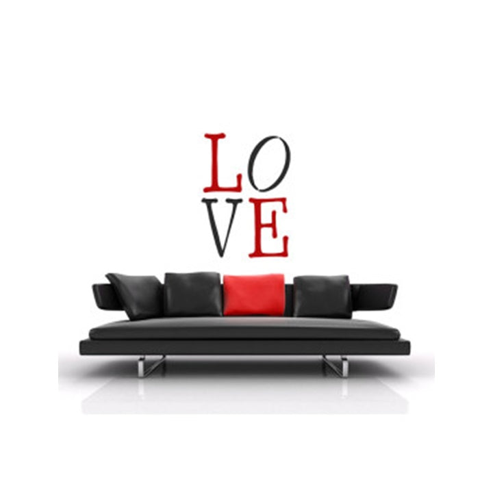 Stencil XXL LOVE 4 parti 70x100 cm