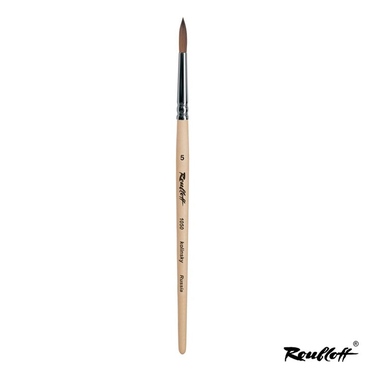 Pennello tondo Roubloff 1050 in pelo naturale Kolinsky | scelga misura - no. 6