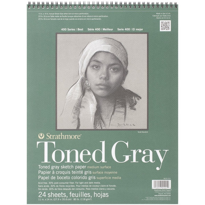 Strathmore Tone Sketch Paper Grey | Seleziona Dimensioni
