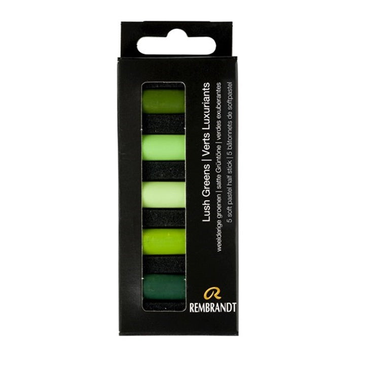 Pastelli secchi Rembrandt 5 pezzi – Lush Greens