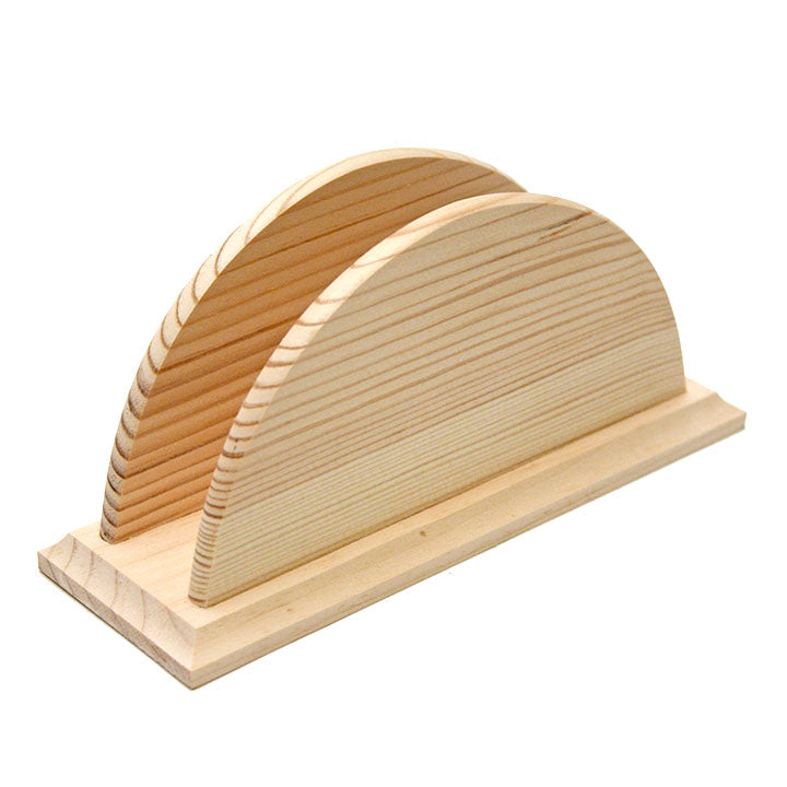 Supporto per tovaglioli in legno