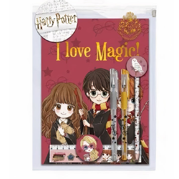 Taccuino Harry Potter - set con accessori 6 pz