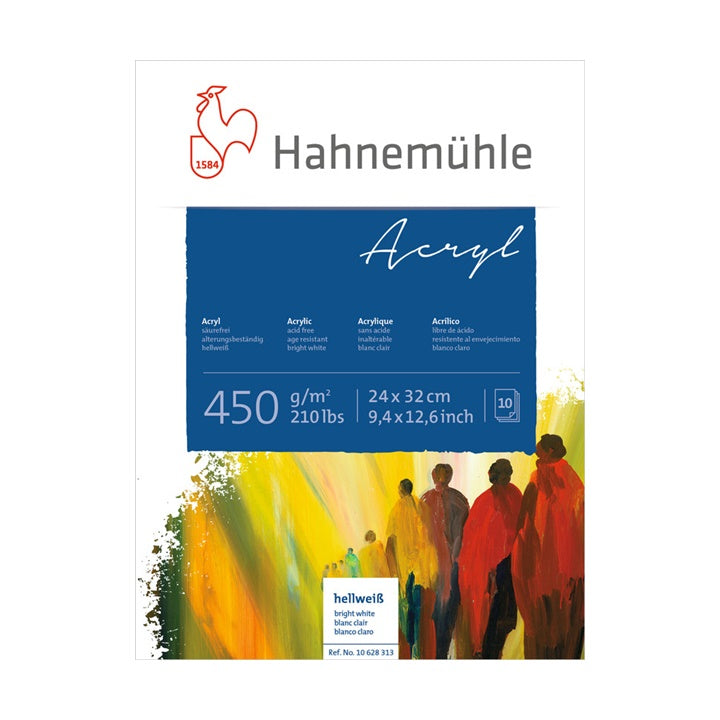 Taccuino in acrilico da HAHNEMÜHLE 10 fogli  | dimensioni diverse