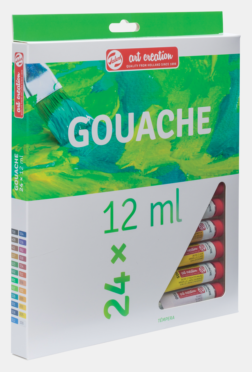 ROYAL TALENS Art Creation set di colori a tempera gouache 24 x 12 ml