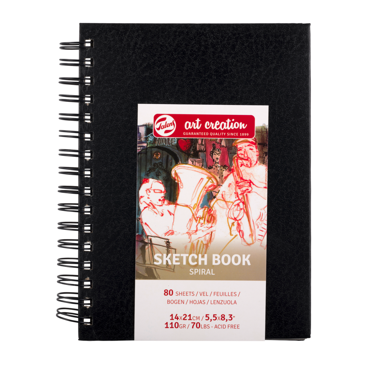 ROYAL TALENS blocco da schizzo Art Creation 14 x 21 cm, 110 g/m², 80 fogli