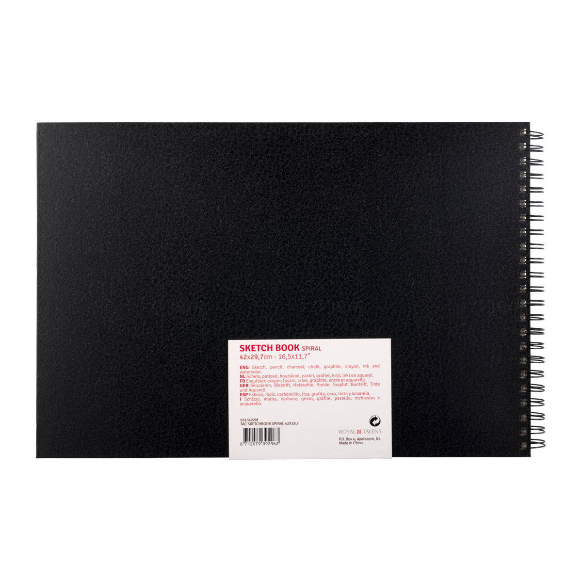 Blocco da schizzo Talens 30 x 42 cm, 110 g/m2, 30 fogli