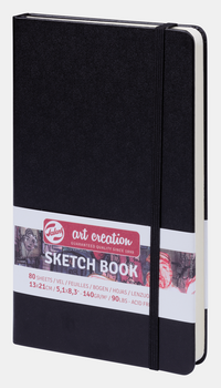 Sketchbook ROYAL TALENS Art Creation Black 13 x 21 cm, 140 g, 90 fogli, copertina rigida