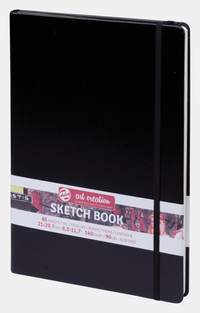 Album da disegno Talens Art Creation Black 21 x 30 cm, 140 g/m2, 90 fogli, copertina rigida