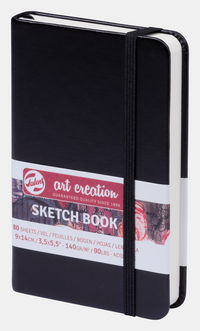 Blocco da disegno ROYAL TALENS Art Creation Black 9 x 14 cm, 140 g, 90 fogli