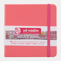 Sketchbook Talens Art Creation Coral 12 x 12 cm, 140 g, 80 fogli, copertina rigida