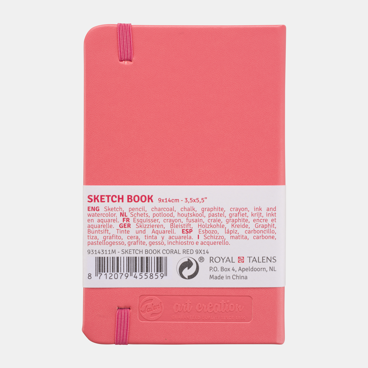 Blocco da disegno ROYAL TALENS Art Creation Coral 9 x 14 cm, 140 g, 80 fogli