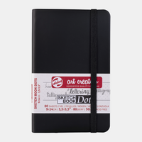 Blocco da disegno ROYAL TALENS Talens Art Creation DOT Black 9 x 14 cm, 80 fogli