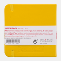 Sketchbook Talens Art Creation Golden Yellow 12 x 12 cm, 140 g/m², 80 fogli