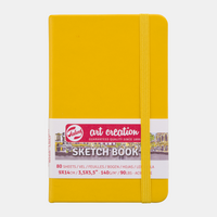 Sketchbook Talens Art Creation Golden Yellow 9 x 14 cm, 140 g, 80 fogli - copertina rigida