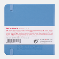 Sketchbook Talens Art Creation Light Blue 12 x 12 cm, 140 g, 80 fogli