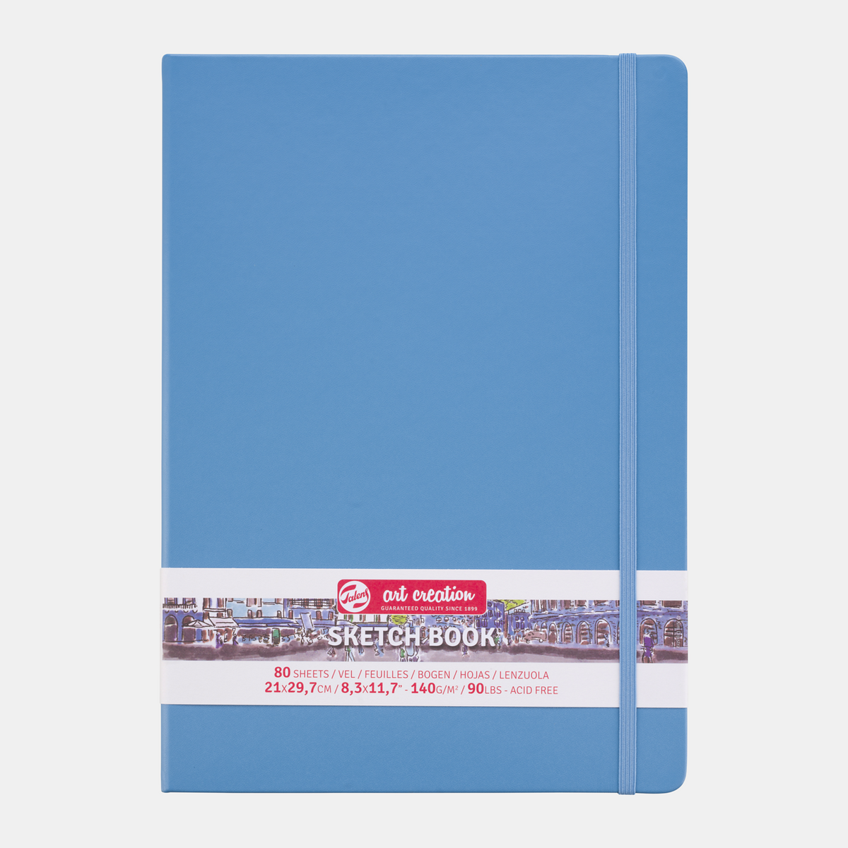 Blocco da disegno Talens Art Creation Light Blue 21 x 30 cm, 140 g, 80 fogli