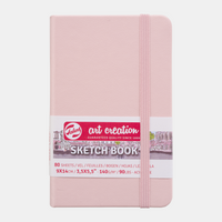 Taccuino da disegno ROYAL TALENS Art Creation Pastel Pink 9 x 14 cm, 140 g, 90 fogli, copertina rigida