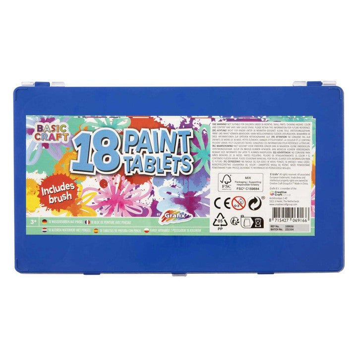 Tavoletta di vernice 18 PCS con pennello