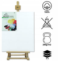 Tela per pittura con telaio Phoenix, 24–100 cm, scegli la misura