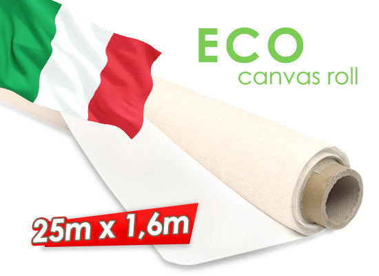 Tela per pittura in rotolo ECO 25 m | sceglie larghezza