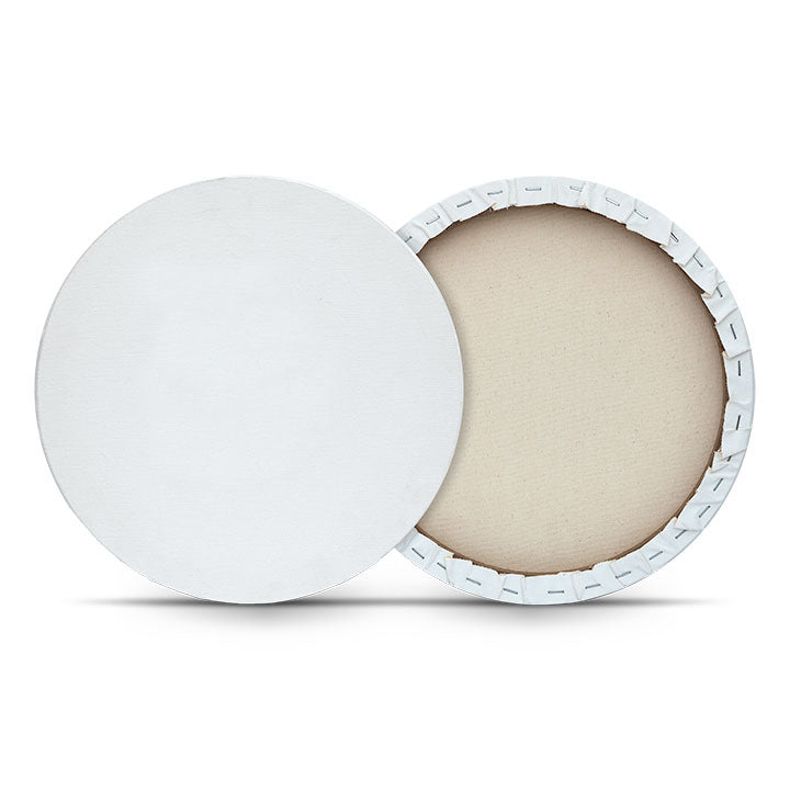 Tela tonda per pittura - set di 3 pezzi - 20cm 30cm 40cm