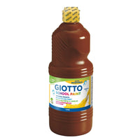 Tempera pronta all'uso GIOTTO School Paint 1000 ml – marrone
