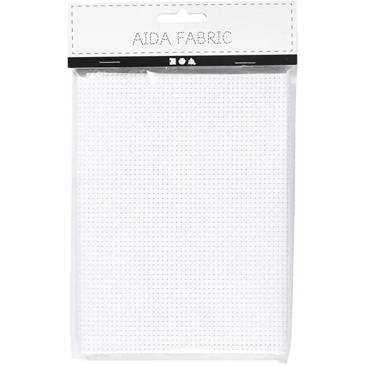 Tessuto da ricamo AIDA 50x50 cm 35 quadretti da 10 cm