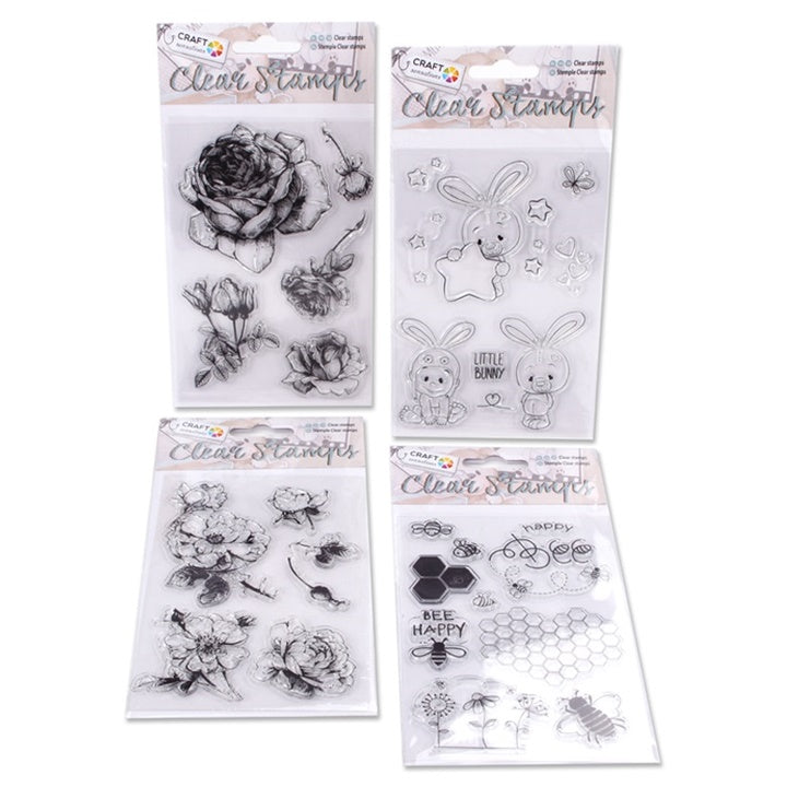 Timbri trasparenti Craft Sensations | design diversi