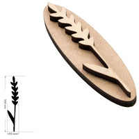 Timbro in legno ROSA TALENT n. 17 Botanico