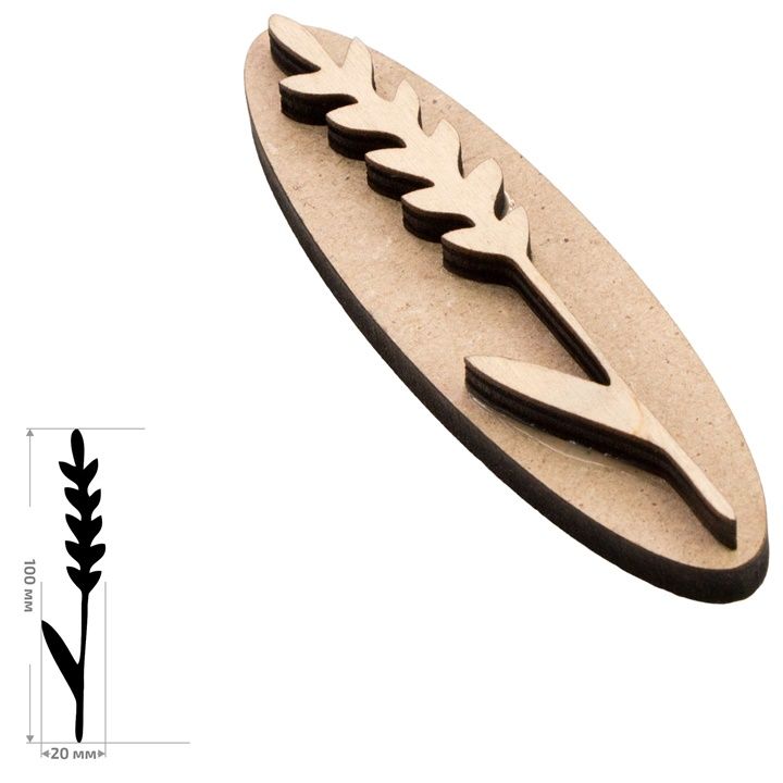 Timbro in legno ROSA TALENT n. 17 Botanico