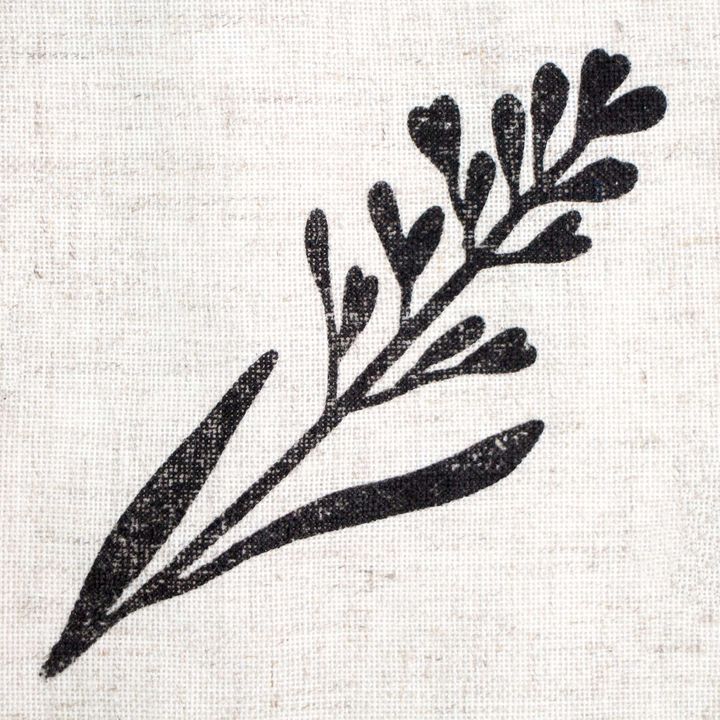 Timbro in legno ROSA TALENT n. 4 Botanico 5x13 cm