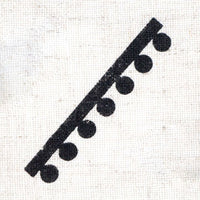 Timbro in legno ROSA TALENT n. 8 Geometria 7x1,2 cm