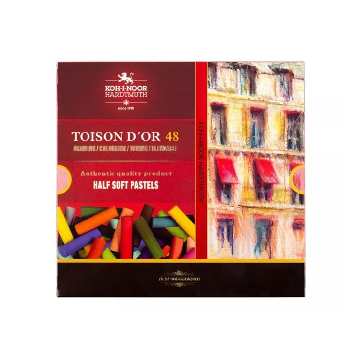 Toison d'Or Mezzi Pastelli Morbidi / 48 pz.