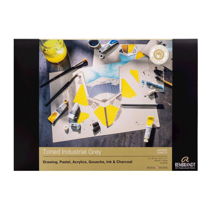 Carta colorata Rembrandt Industrial Grey - scegli | formati diversi - A4