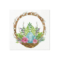 Tovaglioli a decoupage - Easter basket catkins - 1 pezzo
