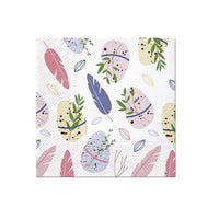 Tovaglioli a decoupage - Easter Feather - 1 pezzo