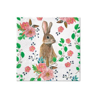 Tovaglioli a decoupage - Rabbit Berries - 1 pezzo