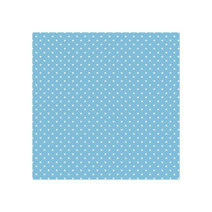 Tovaglioli a decoupage - White Dots on Blue - 1 pezzo