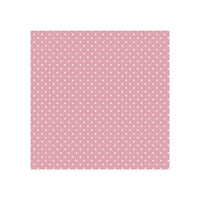 Tovaglioli a decoupage - White Dots on Pink - 1 pezzo