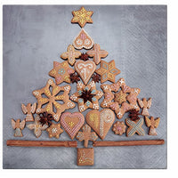 Tovaglioli per decoupage Albero di pan di zenzero - 1 pz