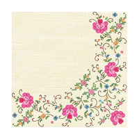 Tovaglioli eco per decoupage Cornice Punto Croce - 1 pezzo