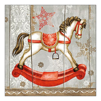 Tovaglioli eco per decoupage Rocking Horse - 1 pezzo