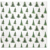Tovaglioli per decoupage Alberi di Natale nel bosco - 1 pz